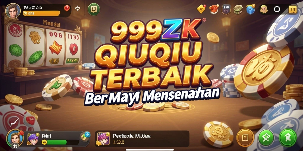Tampilan gameplay seru dari 999ZK, permainan QiuQiu yang menarik.
