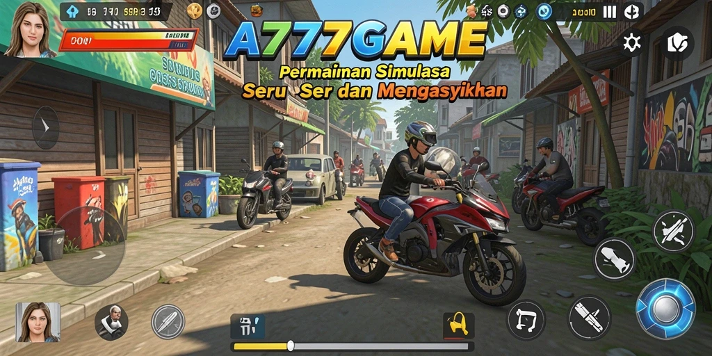 Gameplay A777GAME dengan pengalaman simulasi yang menarik.