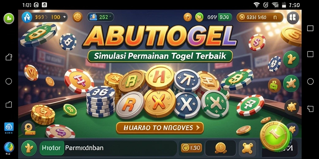 Tampilan gameplay ABUTOGEL yang menarik dan interaktif.