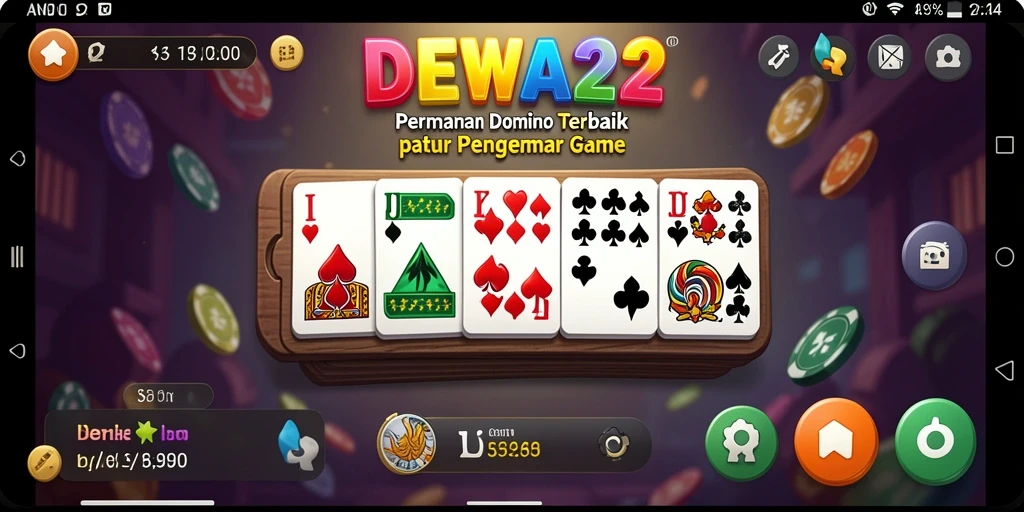 Tampilan gameplay DEWA22 yang mendebarkan dan interaktif.