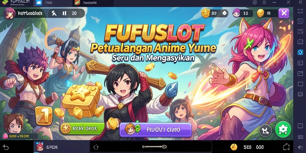 Tampilan menarik dari gameplay <strong>FUFUSLOT</strong> dengan karakter anime yang ikonik.
