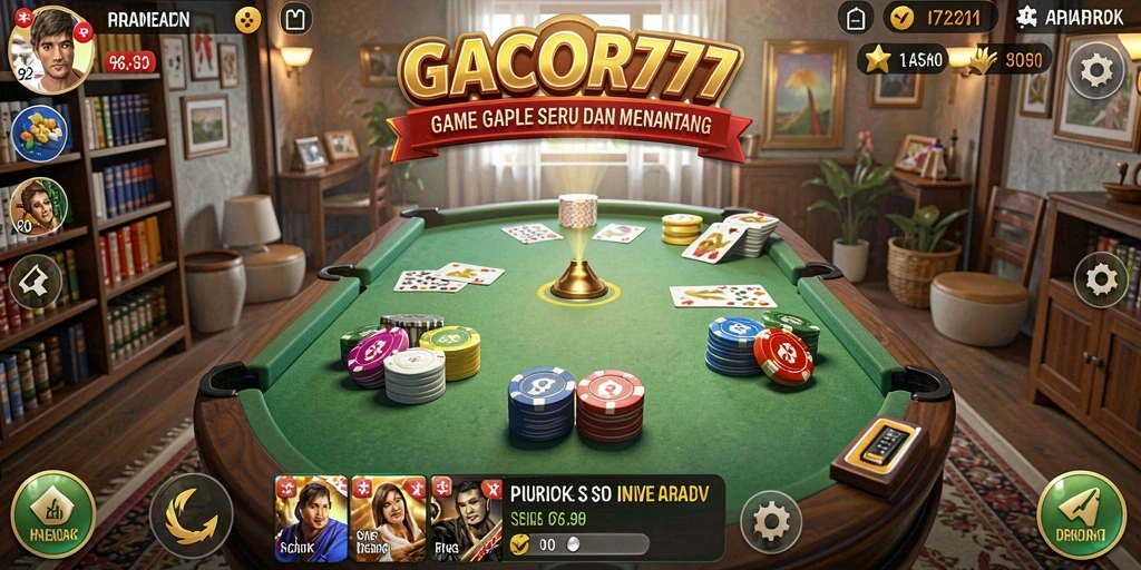 Tampilan gameplay GACOR777 yang seru dan interaktif.