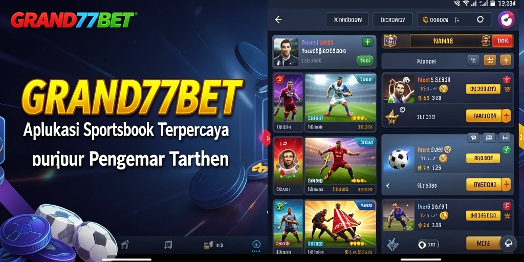 Tampilan menarik dan responsif dari gameplay Sportsbook di GRAND77BET.