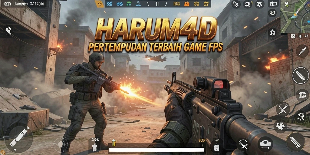 Tangkapan layar menunjukkan aksi gameplay mendebarkan di HARUM4D.