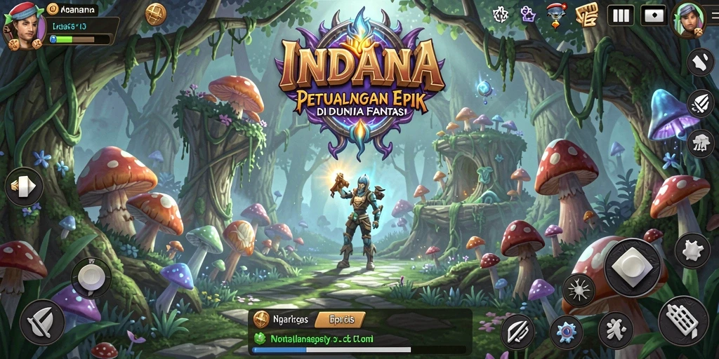 Tampilan gameplay yang menegangkan dari INDAAA dengan karakter yang beraksi.