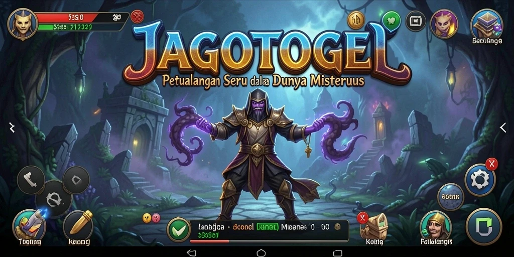 Tampilan gameplay seru dalam JAGOTOGEL dengan aksi petualangan.
