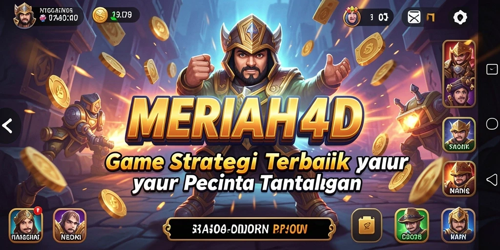 Tampilan gameplay MERIAH4D yang dinamis dan strategis.