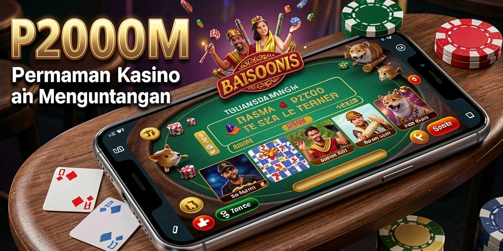 Tampilan menarik dari gameplay Kasino P200M yang mengesankan.