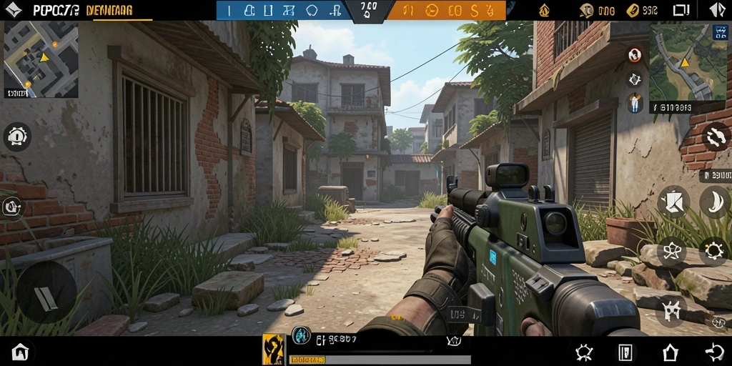 Tangkapan layar dari gameplay PCPC7 yang penuh aksi.