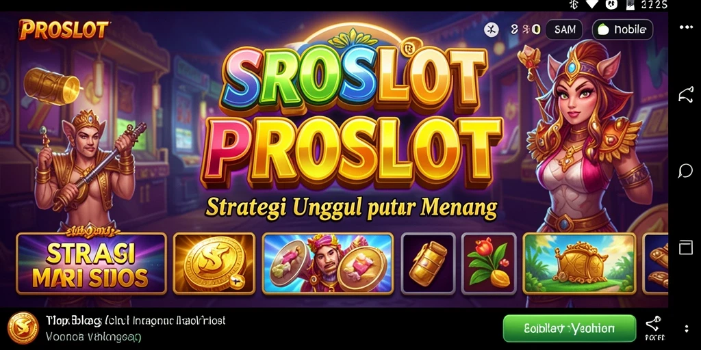 Screenshot gameplay <strong>PROSLOT</strong> yang menampilkan aksi pertarungan strategi.