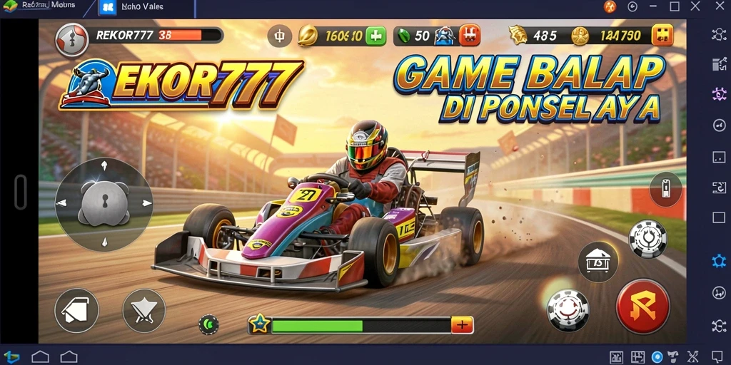 Gameplay balap cepat dan mendebarkan di REKOR777.