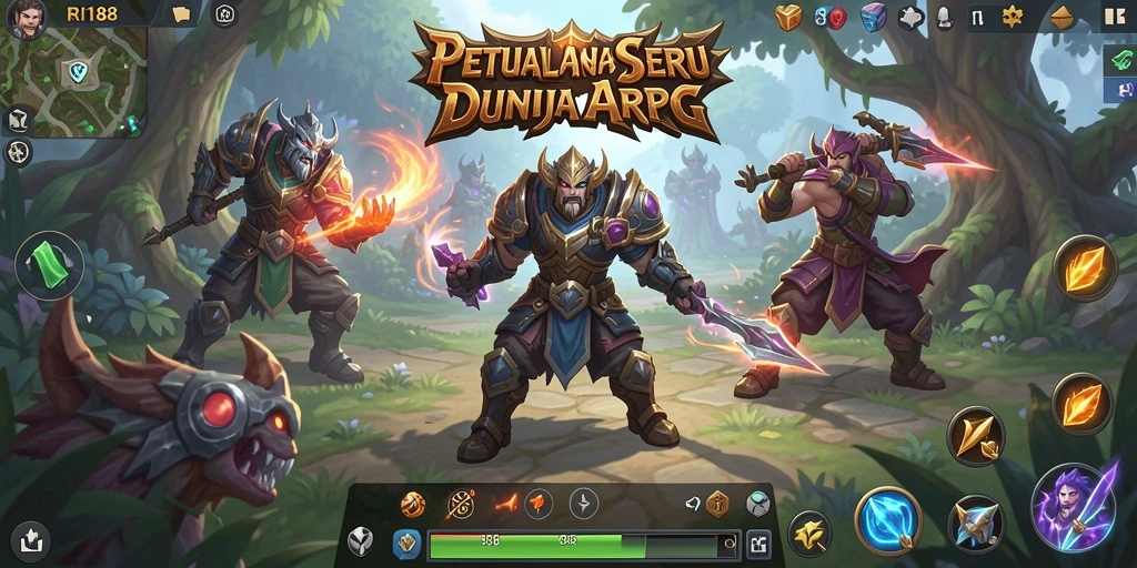 Tampilan gameplay seru dalam RI188 yang penuh aksi.