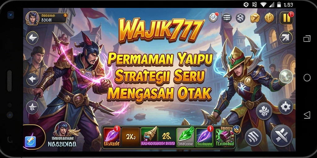 Screenshot dari gameplay strategis WAJIK777 yang mendebarkan.