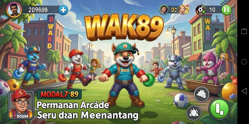 Tampilan gameplay WAK89 yang penuh aksi dan menarik.