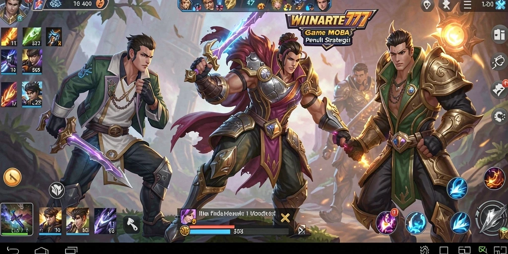Tampilan gameplay seru dan kompetitif dalam WINRATE777.